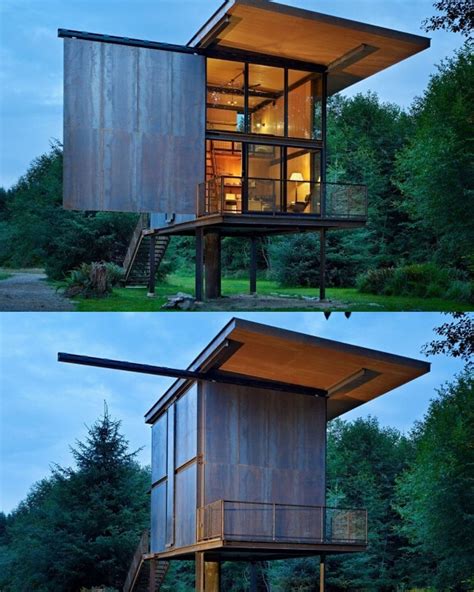 cement metal house mini|metal tiny houses.